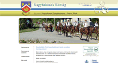 Desktop Screenshot of nagybakonak.hu